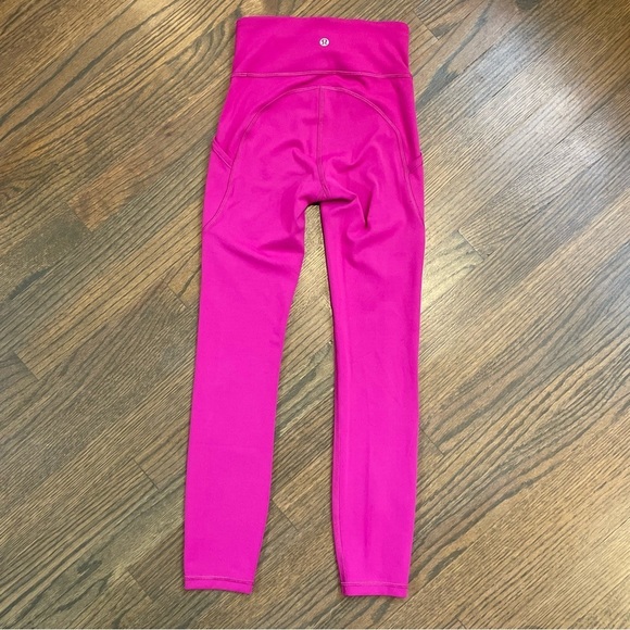 Lululemon Athletica Wunder Train High-Rise Tight 25" in Ripened Raspberry - Picture 3 of 11
